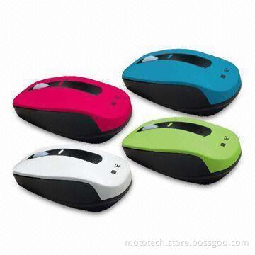 Wireless Mouse with Avago Optical Sensor, Precise and Fast, with 1,000DPI